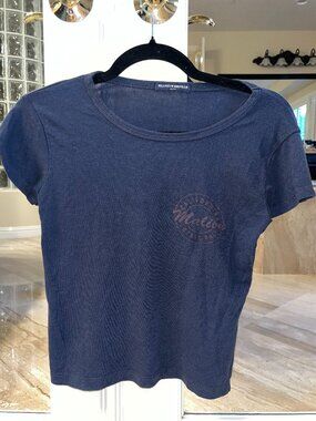 Brandy Melville Navy "Malibu" Tee